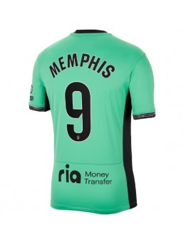 Atletico Madrid Memphis Depay #9 Ausweichtrikot 2023-24 Kurzarm